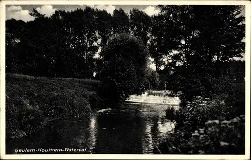 Ak Geulem Houthem Limburg Niederlande, Wasserfall