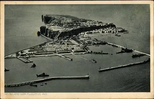 Ak Nordseeinsel Helgoland, Fliegeraufnahme