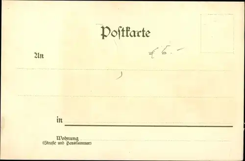 Litho Berchtesgaden in Oberbayern, Teilansicht vom Ort mit Kirche, Berglandschaft