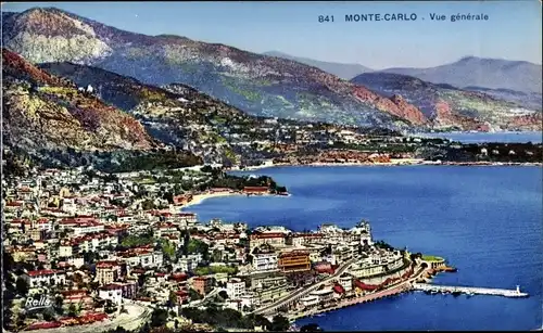 Ak Monte Carlo Monaco, Gesamtansicht