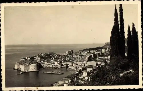 Ak Dubrovnik Kroatien, Gesamtansicht