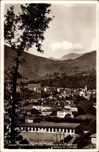 Ak Lanzo Torinese Piemonte, Panorama