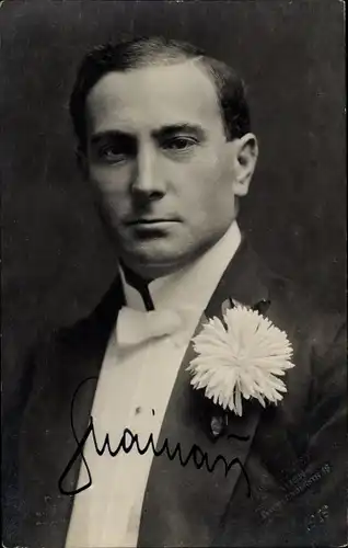 Foto Ak Schauspieler Franz Mainau, Portrait, Autogramm