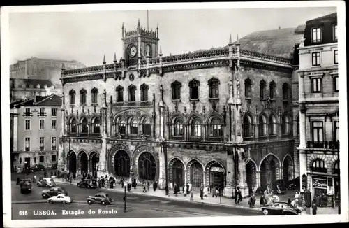 Ak Lisboa Lissabon Portugal, Estação do Rossio
