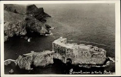 Ak Peniche Portugal, Fort auf Berlenga Grande