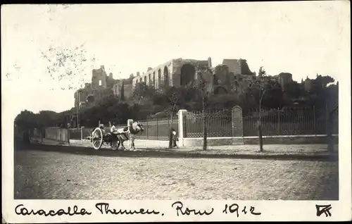 Ak Vatikan Rom Latium, Caracalla Therme