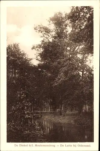 Ak De Lutte Overijssel, De Dinkel bei Meutemansbrug