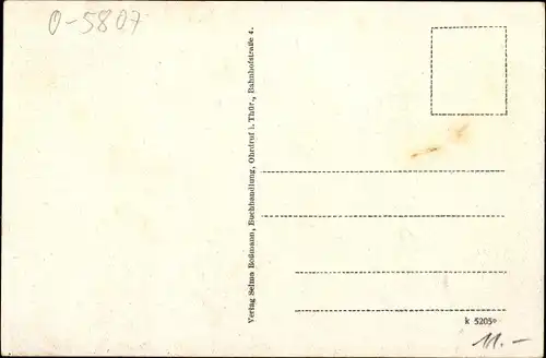 Ak Ohrdruf in Thüringen, Scheerers Hütte, Genesungsheim