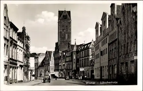 Ak Hansestadt Wismar, Lübschestraße