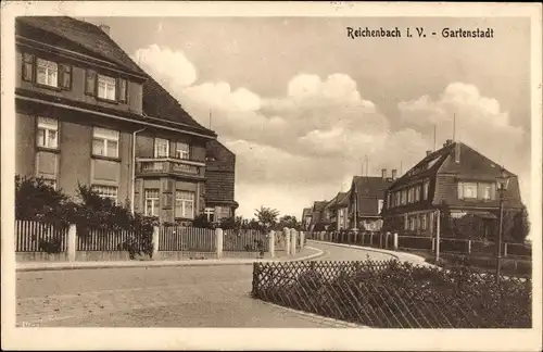 Ak Reichenbach im Vogtland, Gartenstadt