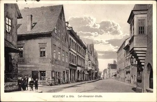 Ak Neustadt an der Orla, Carl Alexander Straße