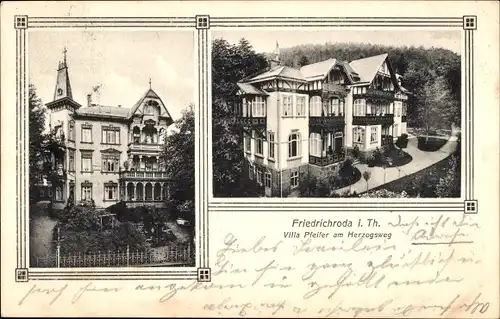 Ak Friedrichroda im Thüringer Wald, Villa Pfeifer am Herzogsweg