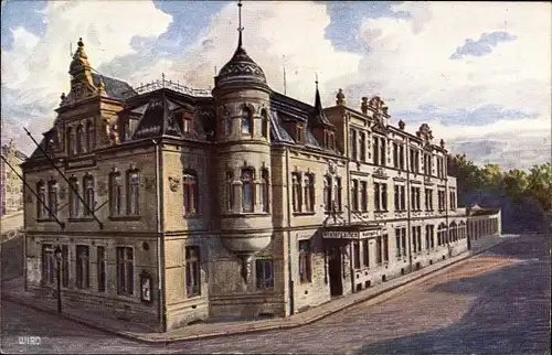 Künstler Ak Gera in Thüringen, Wintergarten