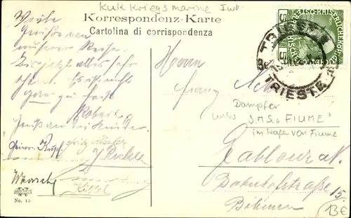 Ak Triest Trieste Friuli Venezia Giulia, Molo S. Carlo