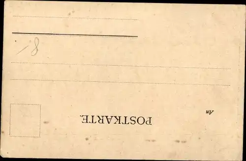 Künstler Ak Echter, M., Tannhäuser III.3, Reklame Th. Moskopf, Fahr Rheinland, Rheinweinessig, Senf