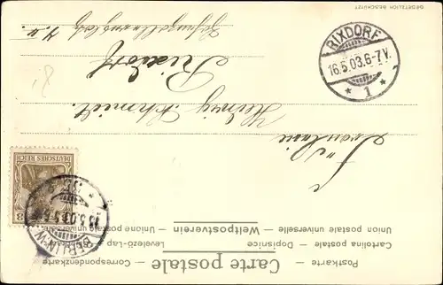 Passepartout Ak Potsdam, Neues Palais