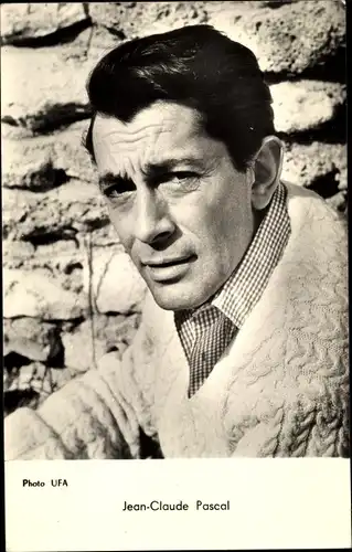 Ak Schauspieler Jean-Claude Pascal, Portrait