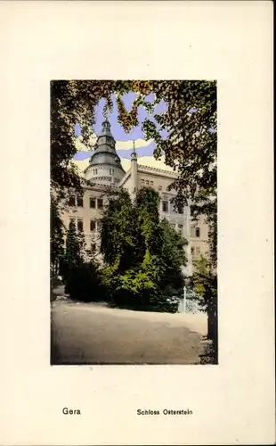 Ak Gera in Thüringen, Schloss Osterstein