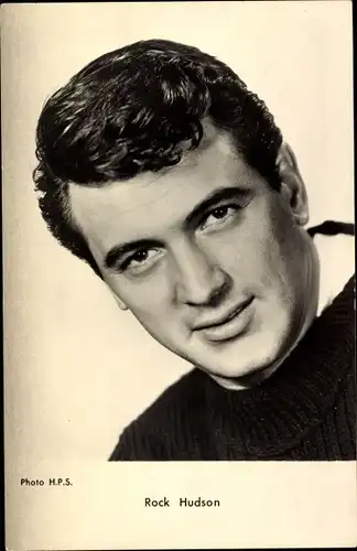 Ak Schauspieler Rock Hudson, Portrait