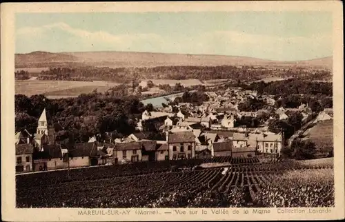 Ak Mareuil sur Ay Marne, Vue sur la Vallee