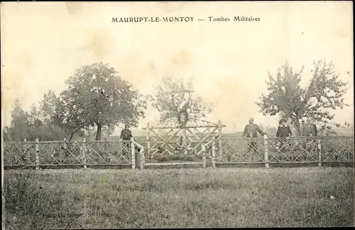 Ak Maurupt Marne, Tombes Militaires