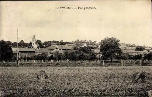 Ak Merlaut Marne, Vue generale