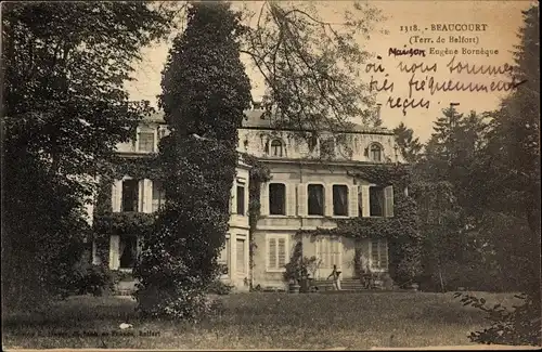 Ak Beaucourt-Territorium Belfort, Maison Eugene Borneque