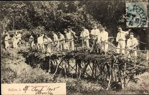 Ak Belfort Beffert Beffort Territoire de Belfort, Brücke der Umstände