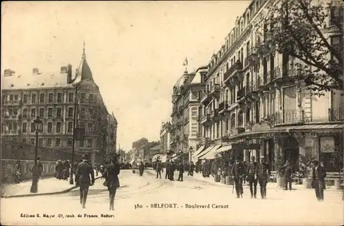 Ak Belfort Beffert Beffort Territoire de Belfort, Boulevard Carnot
