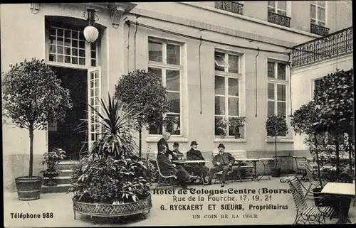 Ak Bourse de Paris II, Hotel de Cologne Centre