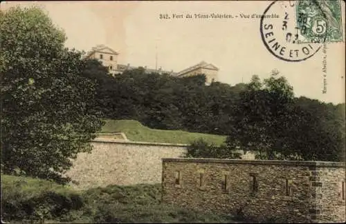 Ak Suresnes Hauts de Seine, Mont Valérien, Fort du Mont Valerien