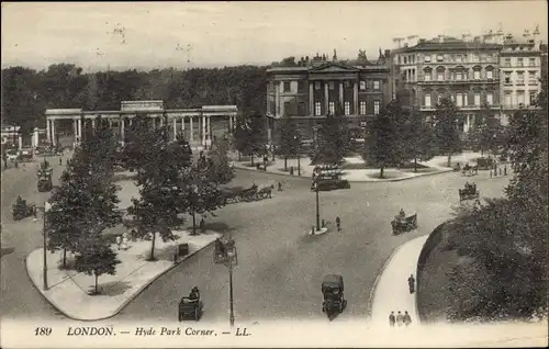 Ak England Greater London, Cabbies on Hyde Park Corner