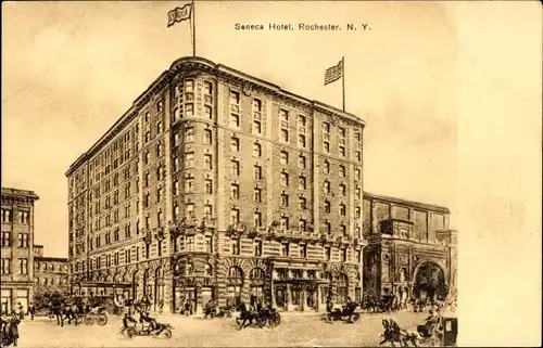 Ak Rochester New York USA, Seneca Hotel