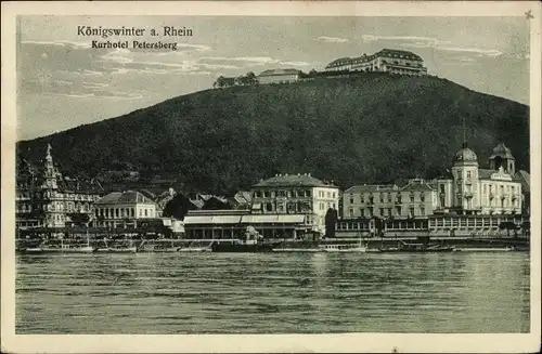 Ak Königswinter am Rhein, Ortsansicht, Kurhotel Petersberg