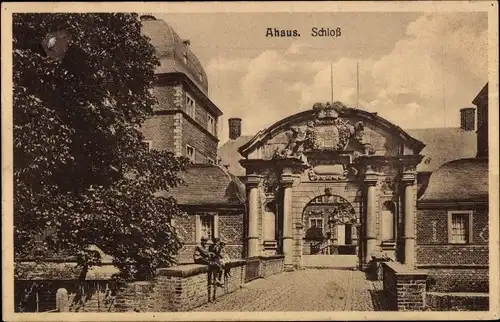 Ak Ahaus im Münsterland, Schloss