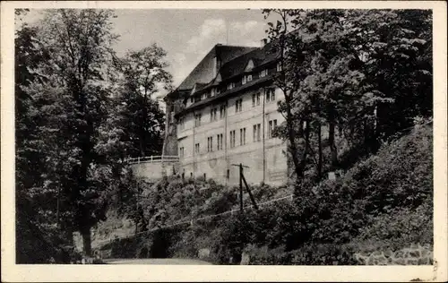 Ak Stiege Oberharz am Brocken, Schloss, Feierabendheim