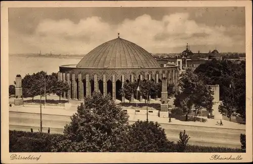 Ak Düsseldorf am Rhein, Rheinhalle