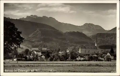 Ak Bernau am Chiemsee, Chiemgau, Kampenwand