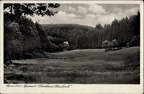Ak Bad Orb im Spessart Hessen, Forsthaus Haselruh