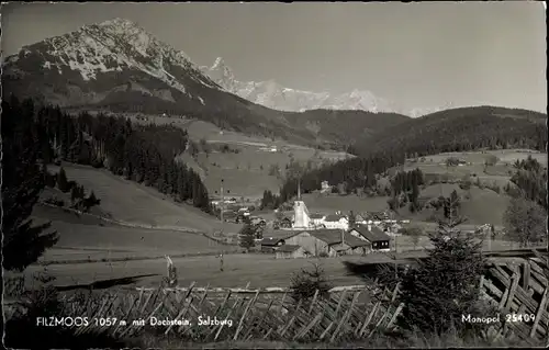 Ak Filzmoos im Pongau in Salzburg, Panorama mit Dachstein