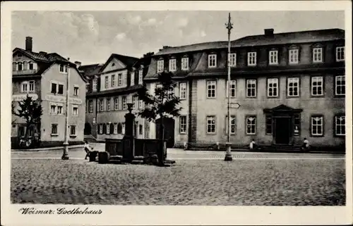 Ak Weimar in Thüringen, Goethehaus