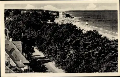 Ak Ostseebad Kühlungsborn, Strand, Teilansicht