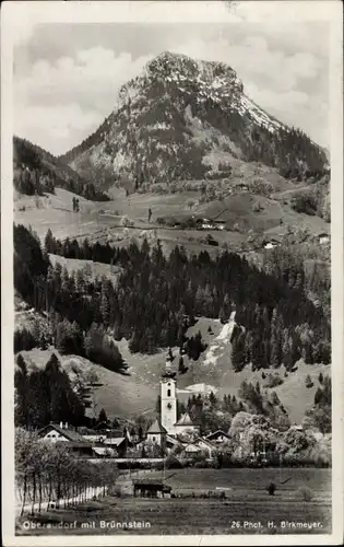 Ak Oberaudorf in Oberbayern, Brünnstein, Kirche