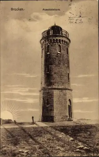 Ak Brocken Nationalpark Harz, Aussichtsturm