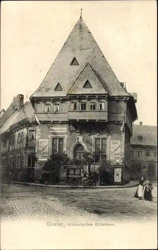 Ak Goslar am Harz, Altdeutsches Gildehaus