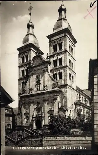 Ak Amorbach im Odenwald Unterfranken, Abteikirche