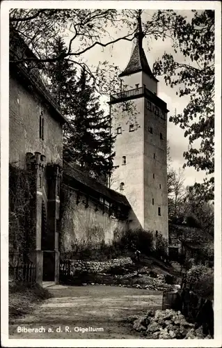 Ak Biberach an der Riß in Oberschwaben, Gigelturm