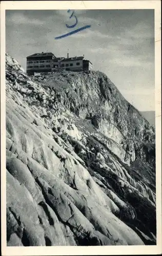 Ak Ramsau im Berchtesgadener Land Oberbayern, Watzmannhaus, Münchnerhaus am Watzmann