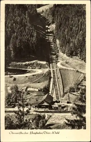 Ak Oberweißbach im Weißbachtal Thüringen, Oberweißbacher Bergbahn