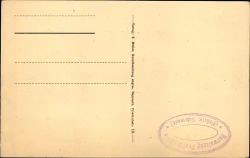 Ak Pottenstein in Oberfranken, Teufelshöhle, Ausgang